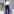 Ausuda Women Solid Cotton Straight Pants | Comfortable Elastic Waist Casual Daily Wear Trousers (Blue)